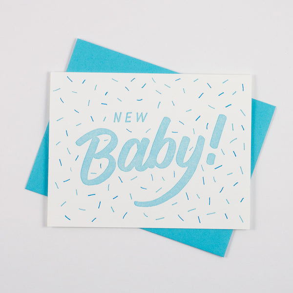 New Baby Card - Blue