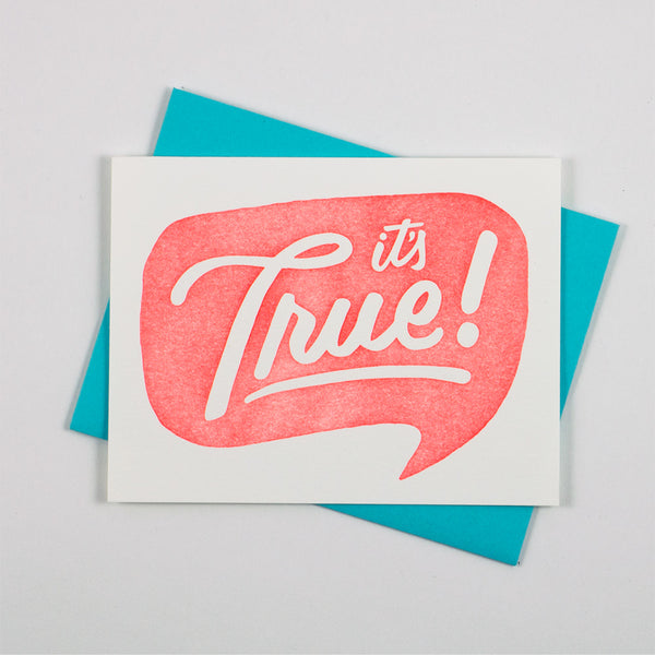 It's True Card