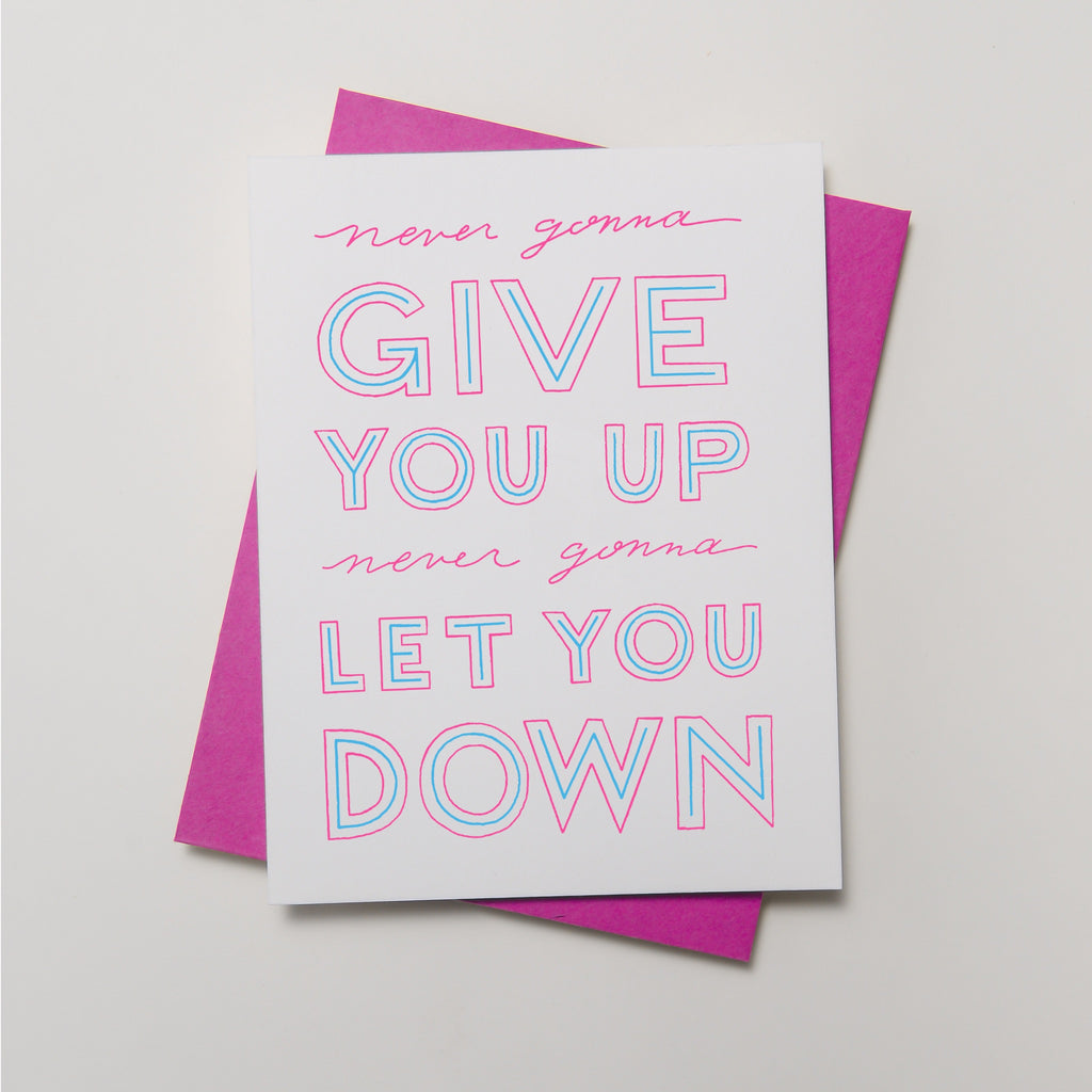 Lyric Series - Never Gonna Give You Up