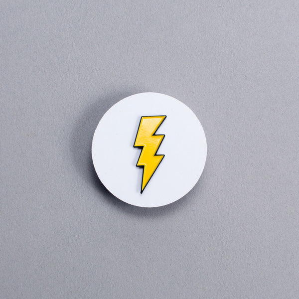Enamel Pin - Lightening Bolt