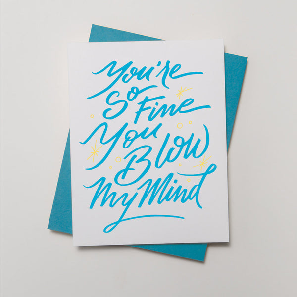 Lyric Series - You're So Fine Card