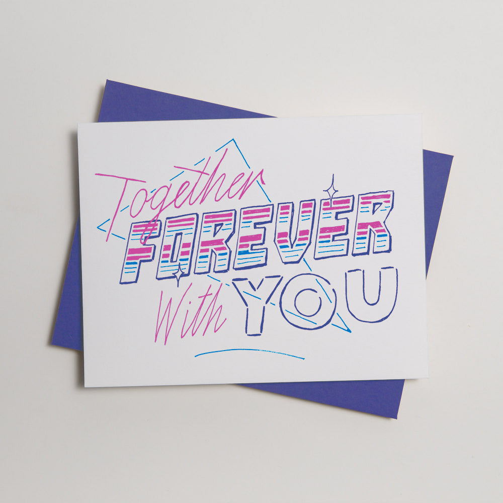 Lyric Series - Together Forever Card