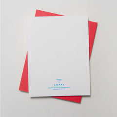 Lyric Series - Don't Stop Card
