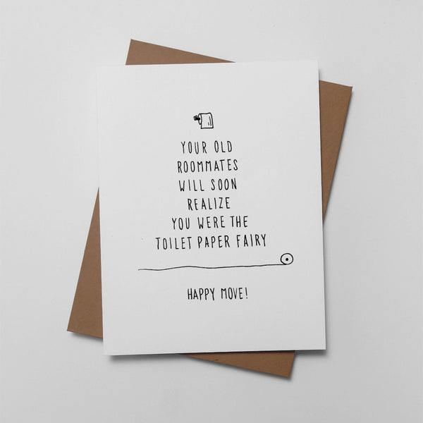 Toilet Paper Fairy Card